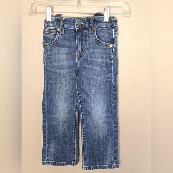 Boy's Wrangler Retro Slim Straight Adjustable Waist Jeans, Size 4 Reg - Picture 1 of 5